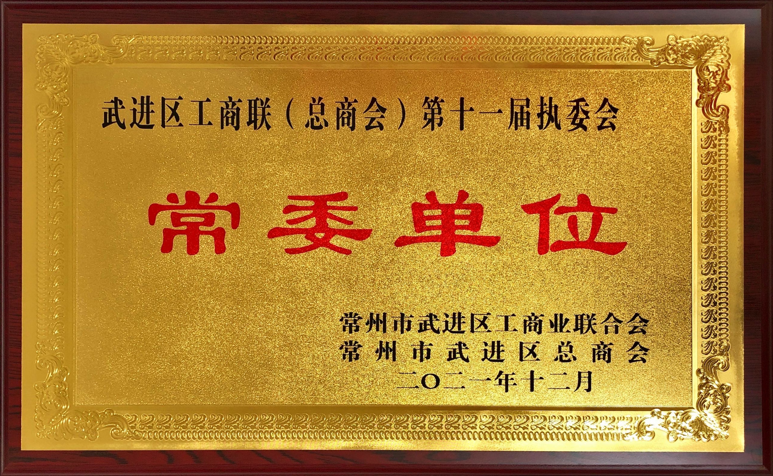武进区工商联（总商会）第十一届执委会常委单位